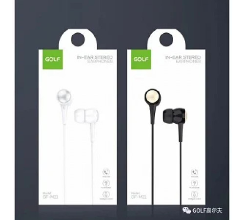 Наушники проводные GOLF M21 //