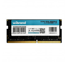 Оперативна пам'ять DDR4 Wibrand 8GB 2666MHz CL19 SODIMM (WI2666DDR4S/8GB)
