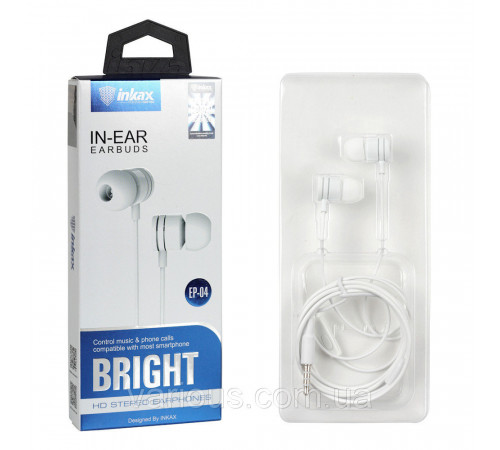 Наушники проводные INKAX EP-04 //