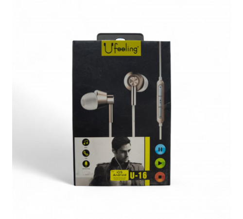 Наушники проводные Feeling U-16 //