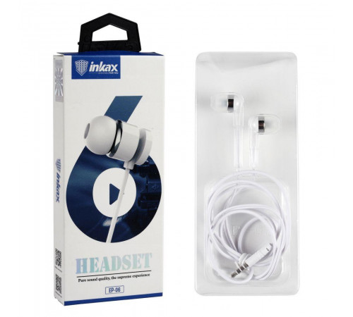 Наушники проводные INKAX EP-07 //
