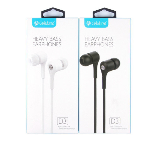 Наушники проводные CELEBRAT D3 //
