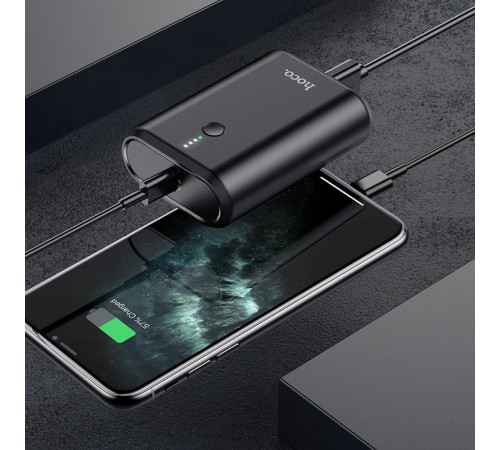 Зовнішній акумулятор HOCO Q3 Mayflower PD20W+QC3.0 power bank(10000mAh) Black (6931474742896)