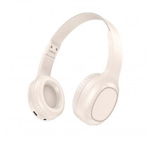 Бездротові накладні навушники HOCO W46 Charm BT headset Milky White (6942007601702)