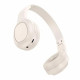 Бездротові накладні навушники HOCO W46 Charm BT headset Milky White (6942007601702)