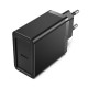 Мережевий зарядний пристрій Vention 1-port USB-C Wall Charger(20W) EU-Plug Black (FADB0-EU) (FADB0-EU)