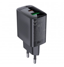 Мережевий зарядний пристрій ACEFAST A78 PD20W GaN (USB-A+USB-C) charger Black (6974316283256)