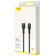 Кабель Baseus Cafule Cable Type-C to iP PD 20W 1m Gray+Black (CATLKLF-G1)