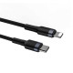 Кабель Baseus Cafule Cable Type-C to iP PD 20W 1m Gray+Black (CATLKLF-G1)