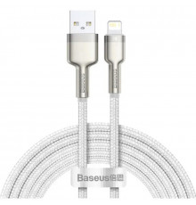 Кабель Baseus Cafule Series Metal Data Cable USB to IP 2.4A 1m White (CALJK-A02)