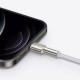 Кабель Baseus Cafule Series Metal Data Cable USB to IP 2.4A 1m White (CALJK-A02)