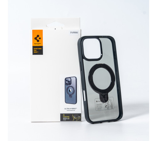 Чохол для смартфона Spigen AAA Magnetic Ring for Apple iPhone 15 Pro All Black (SPGMGRING15ProAllBlack)