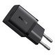 Мережевий зарядний пристрій Baseus GaN5 Fast Charger (mini) 1C 25W EU Cluster Black (P10110909113-00)