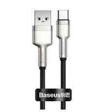 Кабель Baseus Cafule Series Metal Data Cable USB to Type-C 66W 0.25m Black (CAKF000001)