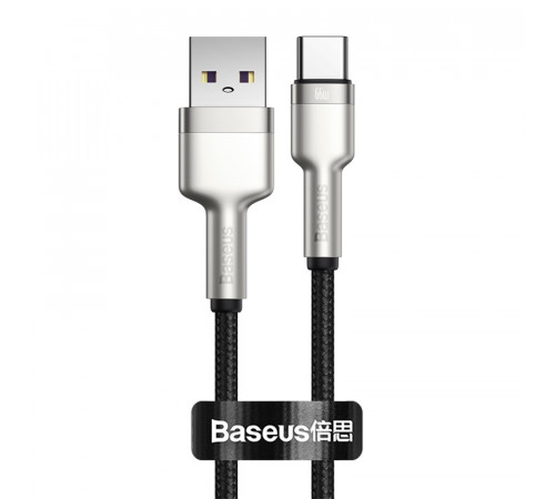 Кабель Baseus Cafule Series Metal Data Cable USB to Type-C 66W 0.25m Black (CAKF000001)