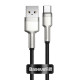 Кабель Baseus Cafule Series Metal Data Cable USB to Type-C 66W 0.25m Black (CAKF000001)
