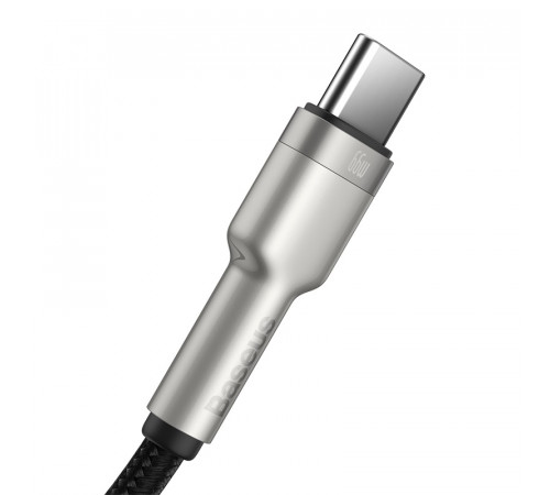 Кабель Baseus Cafule Series Metal Data Cable USB to Type-C 66W 0.25m Black (CAKF000001)