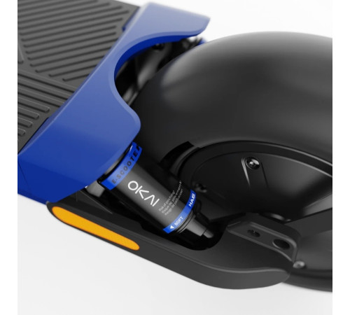 Електросамокат OKAI ES40-Blue 10", 500(1000)W, 15.6Ah, 70km, 25km\h, 25%, NFC, App, 23kg (ES40-BL)