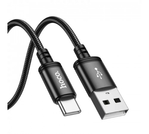 Кабель HOCO X91 Radiance charging data cable for Type-C(L=3M) Black (6931474788726)