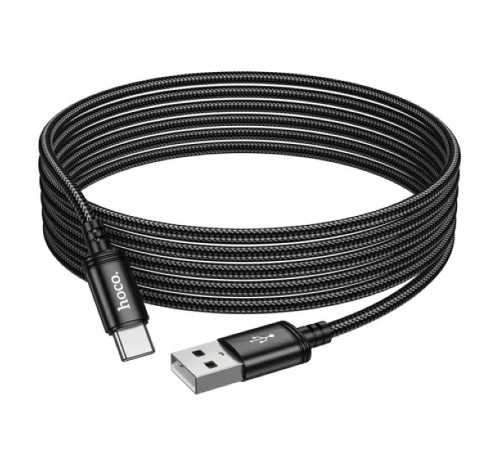 Кабель HOCO X91 Radiance charging data cable for Type-C(L=3M) Black (6931474788726)