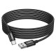 Кабель HOCO X91 Radiance charging data cable for Type-C(L=3M) Black (6931474788726)