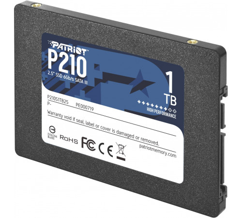 Накопичувач SSD Patriot P210 1TB 2.5" 7mm SATAIII 3D QLC (P210S1TB25)