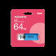Флеш-накопичувач ADATA USB 2.0 C906 64Gb Water Blue (AC906-64G-RWB)