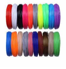 НЕТУ Пластик (PLA) для 3D ручки (20 кольорів по 10 м) (високої t°) // [403] (40 шт/ящ)