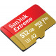 Карта пам'яті microSDXC (UHS-1 U3) SanDisk Extreme A2 512Gb class 10 V30 (R190MB/s,W130MB/s) (adapter SD) (SDSQXAV-512G-GN6MA)