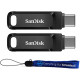 Флеш-накопичувач SanDisk USB 3.1 Ultra Dual Go Type-C 64Gb (150 Mb/s) (SDDDC3-064G-G46)
