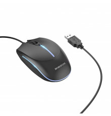 Миша BOROFONE BG10 Soaring game luminous wired mouse Black (6941991102745)