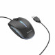 Миша BOROFONE BG10 Soaring game luminous wired mouse Black (6941991102745)