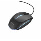 Миша BOROFONE BG10 Soaring game luminous wired mouse Black (6941991102745)