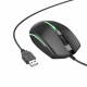 Миша BOROFONE BG10 Soaring game luminous wired mouse Black (6941991102745)