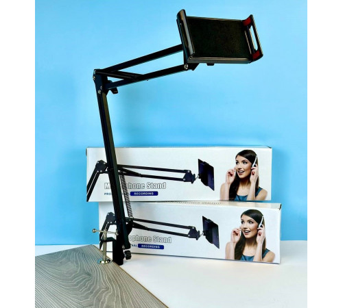 Тримач стійка-пантограф NB-35 для телефону та планшета зі струбциною