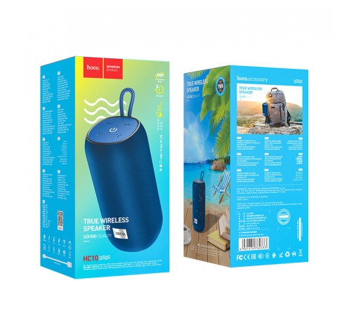 УЦІНКА Портативна колонка Hoco HC10 Sonar sports (18,0*9,0*9,0 см) (під ремонт)