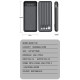 УМБ Power Bank WUW Y130 10000mAh 2.1A (with cable Lightning+Micro+Type-C+USB)