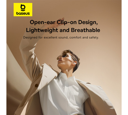 Бездротові навушники Baseus Bass 15 Clip Open-Ear (A00079500223-00)