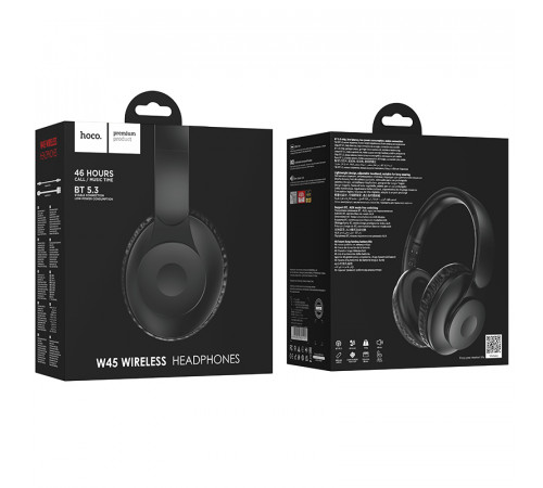 Навушники Hoco W45 Enjoy BLACK