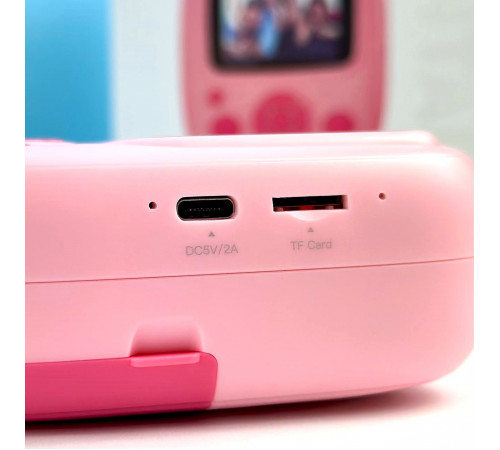 Дитяча фотокамера XO XJ04 front and rear dual camera з функцією друку