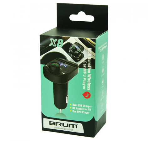 НЕТУ FM модулятор X8 (зелёная коробка) X88 (200 шт/ящ)