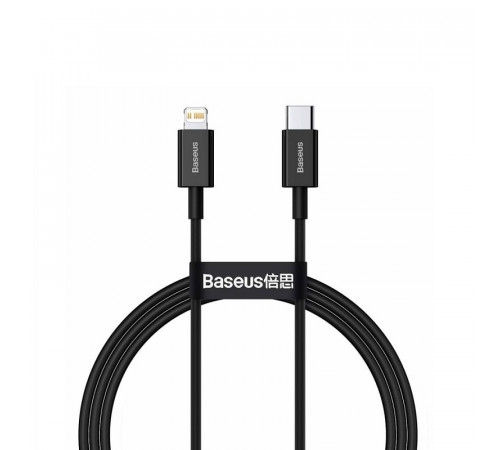 Кабель Baseus Superior Series Type-C to IP PD 20W 1m Black (CATLYS-A01)