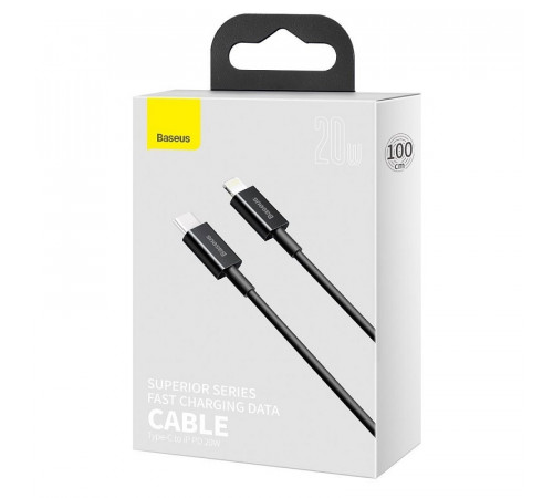 Кабель Baseus Superior Series Type-C to IP PD 20W 1m Black (CATLYS-A01)