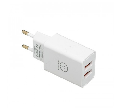 Мережевий зарядний пристрій WUW-C155 2USB 3.1A white (WUW-C155)