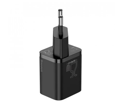 Мережевий зарядний пристрій Baseus Super Si Quick Charger 1C 25W EU Black (CCSP020101)