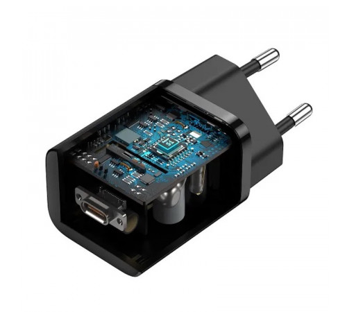 Мережевий зарядний пристрій Baseus Super Si Quick Charger 1C 25W EU Black (CCSP020101)