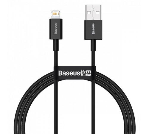 Кабель Baseus Superior Series USB to iP 2.4A 1m Black (CALYS-A01)