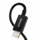 Кабель Baseus Superior Series USB to iP 2.4A 1m Black (CALYS-A01)