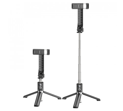 Селфі-трипод HOCO K20 Prior live broadcast holder (98cm) Black (6942007604116)