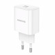 Мережевий зарядний пристрій BOROFONE BA81A single port PD20W charger(EU) White (6941991108181)